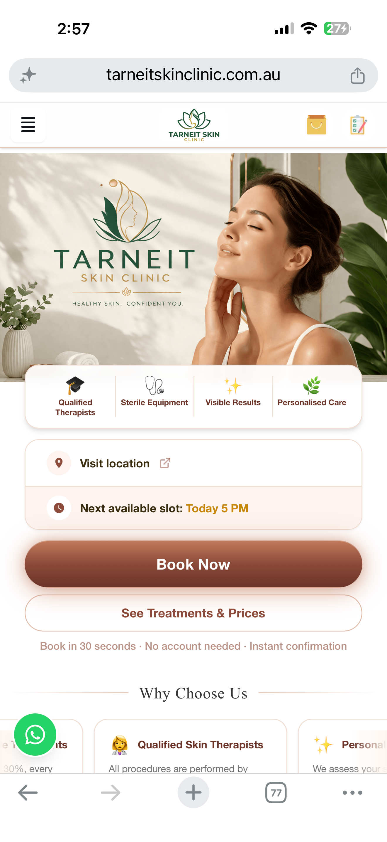 https://www.tarneitskinclinic.com.au/